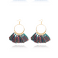 Big Round Drop Dangle Earrings