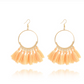 Big Round Drop Dangle Earrings