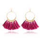 Big Round Drop Dangle Earrings