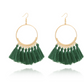 Big Round Drop Dangle Earrings