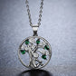 Popular 925 Sterling Silver Rely Tree of Life Pendant Necklaces Women Fashion Jewelry Gift SCN094