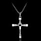 Fast And The Furious Dominic Toretto Vin New Movie Jewelry Classic Rhinestone Pendant Cross Necklaces High Quality Gift