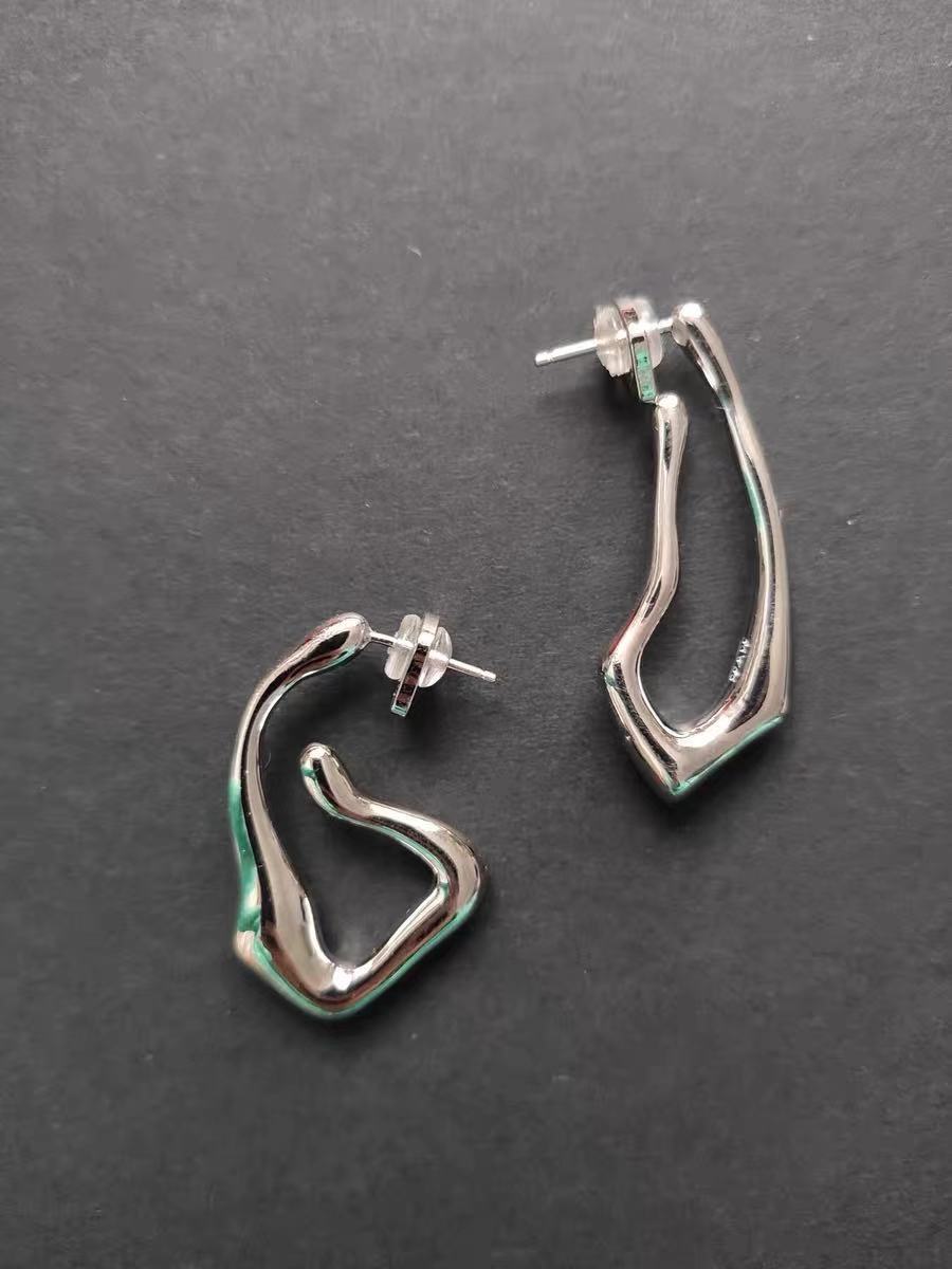 Venom Earrings 925 Silver Simple Ins New Earrings Trend Retro