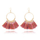 Big Round Drop Dangle Earrings