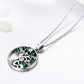 Popular 925 Sterling Silver Rely Tree of Life Pendant Necklaces Women Fashion Jewelry Gift SCN094