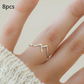 Mountain-shaped Copper Creative Custom Ladies Ring