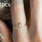 Mountain-shaped Copper Creative Custom Ladies Ring