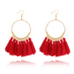 Big Round Drop Dangle Earrings