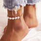 European And American Beaded Weaving Niche All-match Beach Anklets