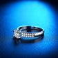 Handmade ring female European and American luxury micro-inlaid zircon ring wedding ring