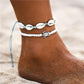 Simplicity Anklets Green Blue Color Star Fish Anklet Women Beach Foot Jewelry Leg Chain Ankle Bracelets Foot Accessory