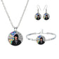 2023 New Wednesday Glass Jewelry Sets For Women Girls Handmade Trendy Necklaces Bracelets Earrings Party Gift