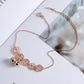 Rose Gold Bells Anklet Boho Stainless Steel Coin Charms Chain Anklets