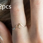 Mountain-shaped Copper Creative Custom Ladies Ring