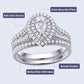 1.2 Carats CZ 925 Sterling Silver Engagement Ring - The Jewellery House