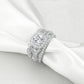 3 Pcs 1Ct Wedding CZ Ring Sets - the jewellery house