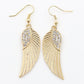 Angel Wings beauty No Pierced Rhinestone Clip on Earring - the jewellery house