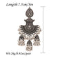 Jhumka Tassel Dangling Indian Bell Earrings - The Jewellery House