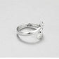 Hug Sterling Silver love ring - the jewellery house