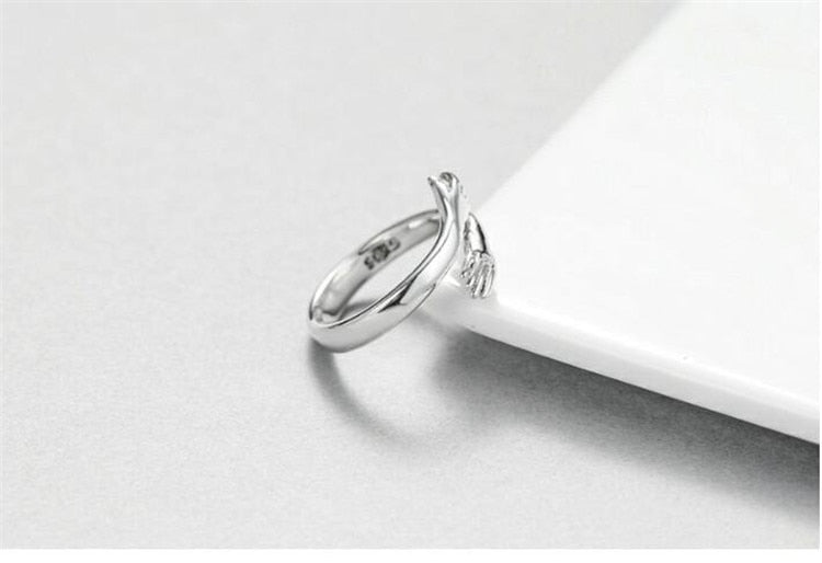 Hug Sterling Silver love ring - the jewellery house