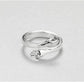 Hug Sterling Silver love ring - the jewellery house