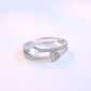 Adjustable Sterling Silver heart shaped locket ring - The Jewellery House