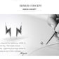 Black Stud Lightning Earrings Silver - The Jewellery House