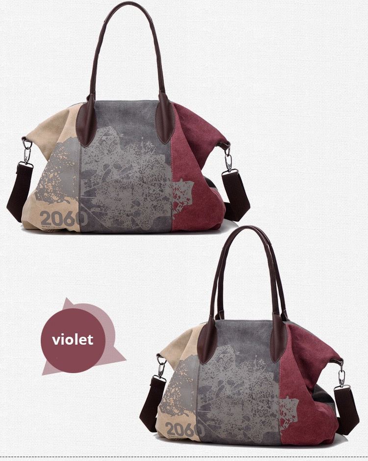 Large Pocket Casual Tote Canvas Bags For Women - The Jewellery House