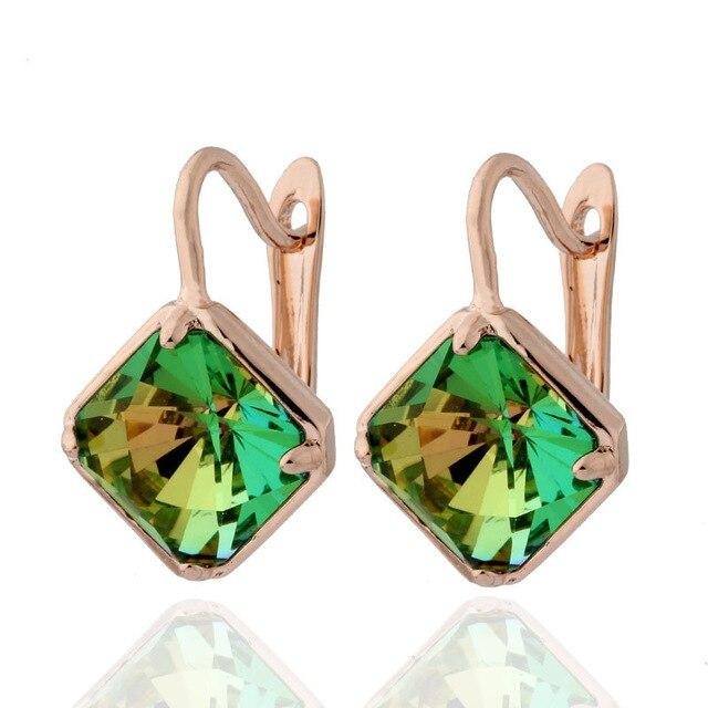 Cube Square Drop Fashion Earrings - The Jewellery House