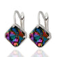 Cube Square Drop Fashion Earrings - The Jewellery House