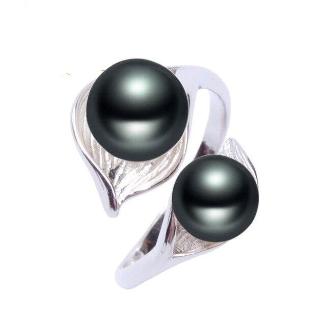 Natural Double Pearl Ring for Women - the jewellery house