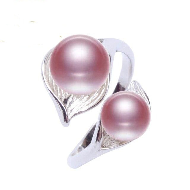 Natural Double Pearl Ring for Women - the jewellery house