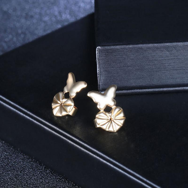 Butterfly Shape Earrings Lifters for Stretched Earlobes - the jewellery house