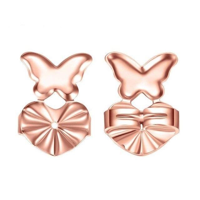 Butterfly Shape Earrings Lifters for Stretched Earlobes - the jewellery house