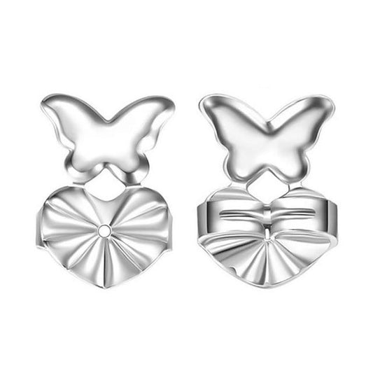 Butterfly Shape Earrings Lifters for Stretched Earlobes - the jewellery house