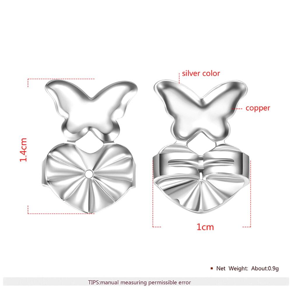 Butterfly Shape Earrings Lifters for Stretched Earlobes - the jewellery house