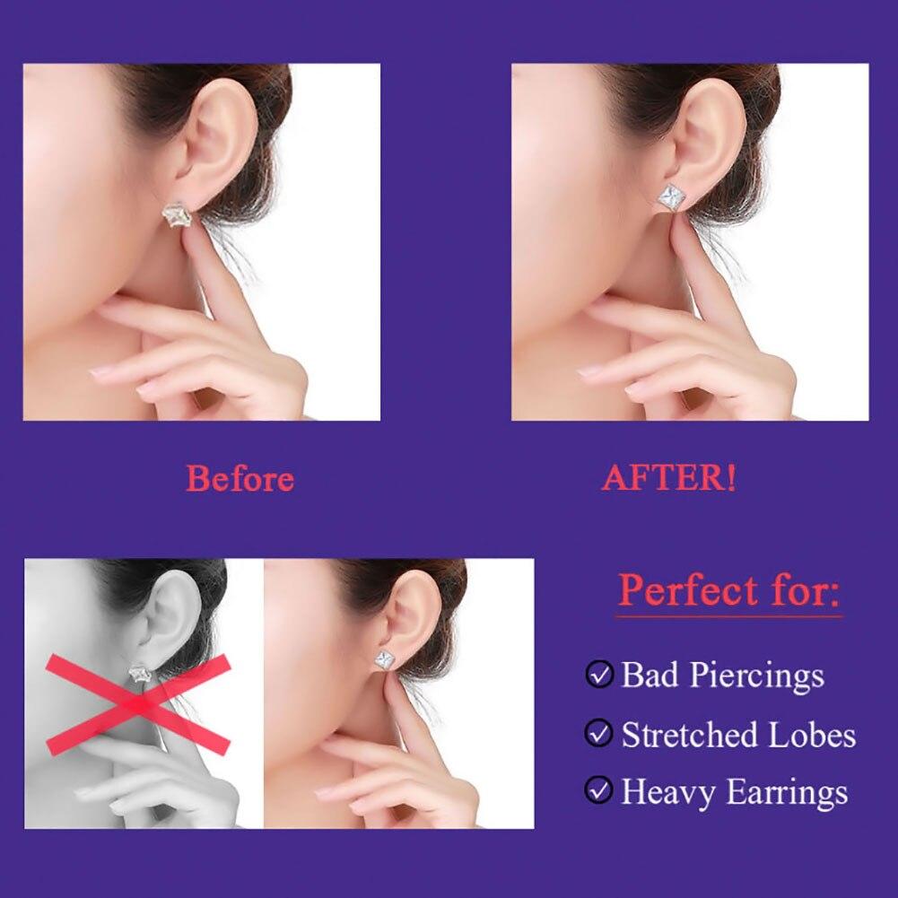 Butterfly Shape Earrings Lifters for Stretched Earlobes - the jewellery house