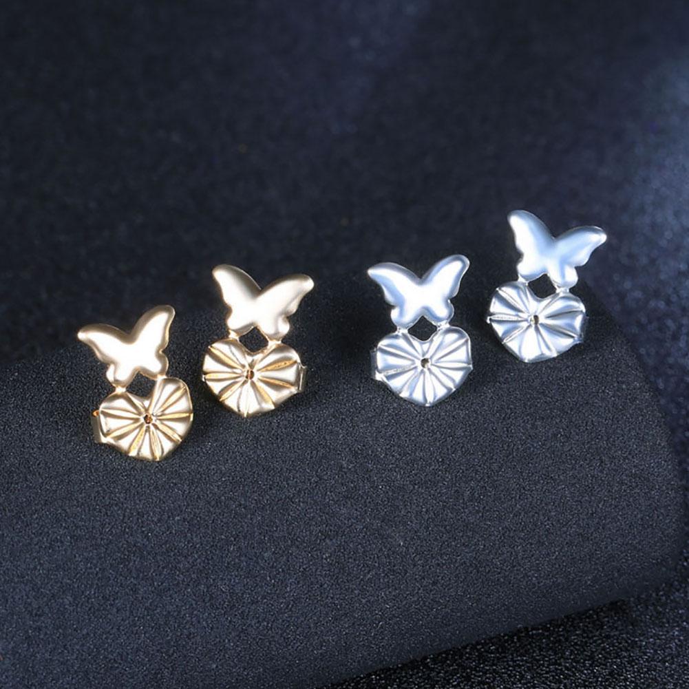 Butterfly Shape Earrings Lifters for Stretched Earlobes - the jewellery house