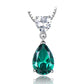 The Emerald Flame Necklace - the jewellery house
