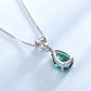 The Emerald Flame Necklace - the jewellery house