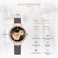 NAVIFORCE 3D Rose Fashion Ladies Watches for women - the jewellery house