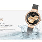 NAVIFORCE 3D Rose Fashion Ladies Watches for women