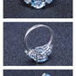 Sky Stone Blue Topaz Wedding Ring - the jewellery house