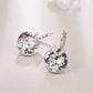 Crystals Swarovski Bella Earrings Blue V Stud Earrings - The Jewellery House