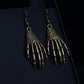 Skeleton Hand jewellery Dangle Silver Plated Earrings - The Jewellery House