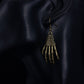Skeleton Hand jewellery Dangle Silver Plated Earrings - The Jewellery House