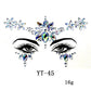 Crystal Gems Face Jewelry Stickers - The Jewellery House