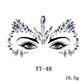 Crystal Gems Face Jewelry Stickers - The Jewellery House