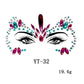 Crystal Gems Face Jewelry Stickers - The Jewellery House