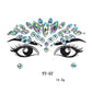 Crystal Gems Face Jewelry Stickers - The Jewellery House